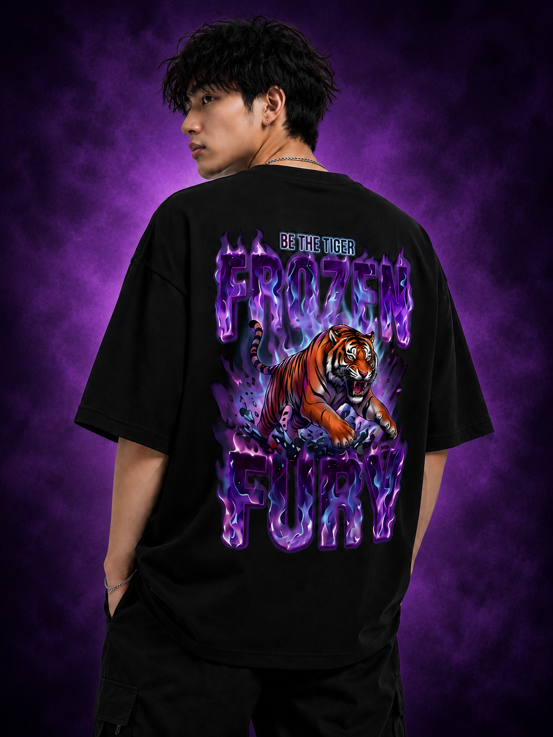 Frozen Furry Oversized Tee