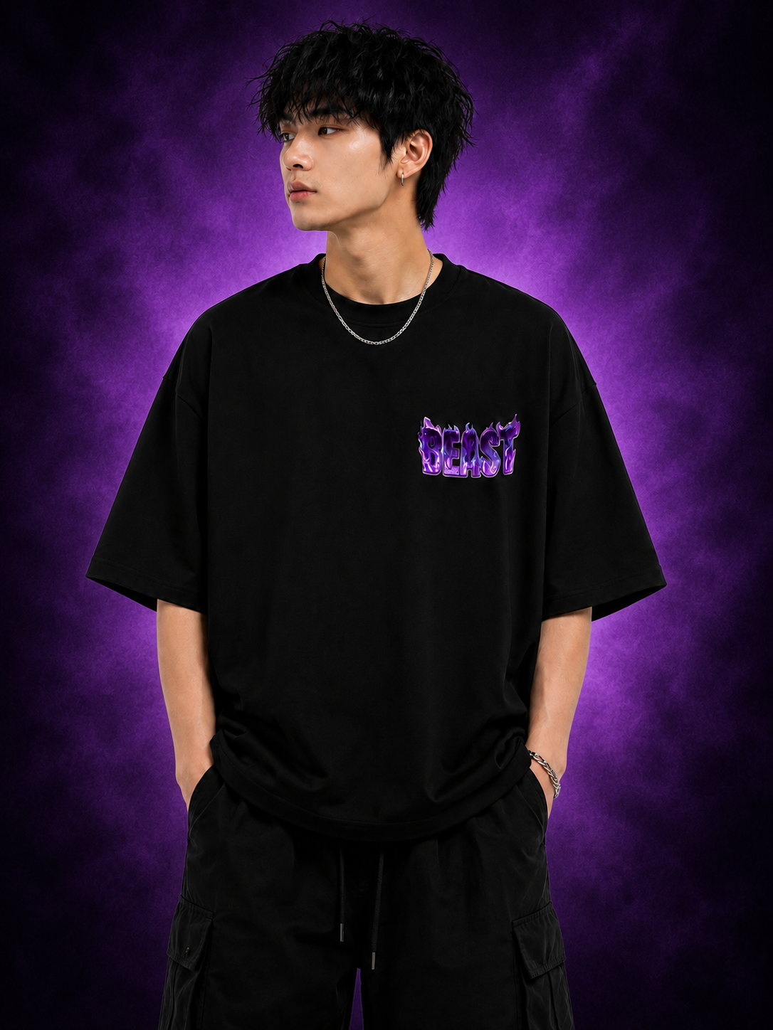 Frozen Furry Oversized Tee - Image 2