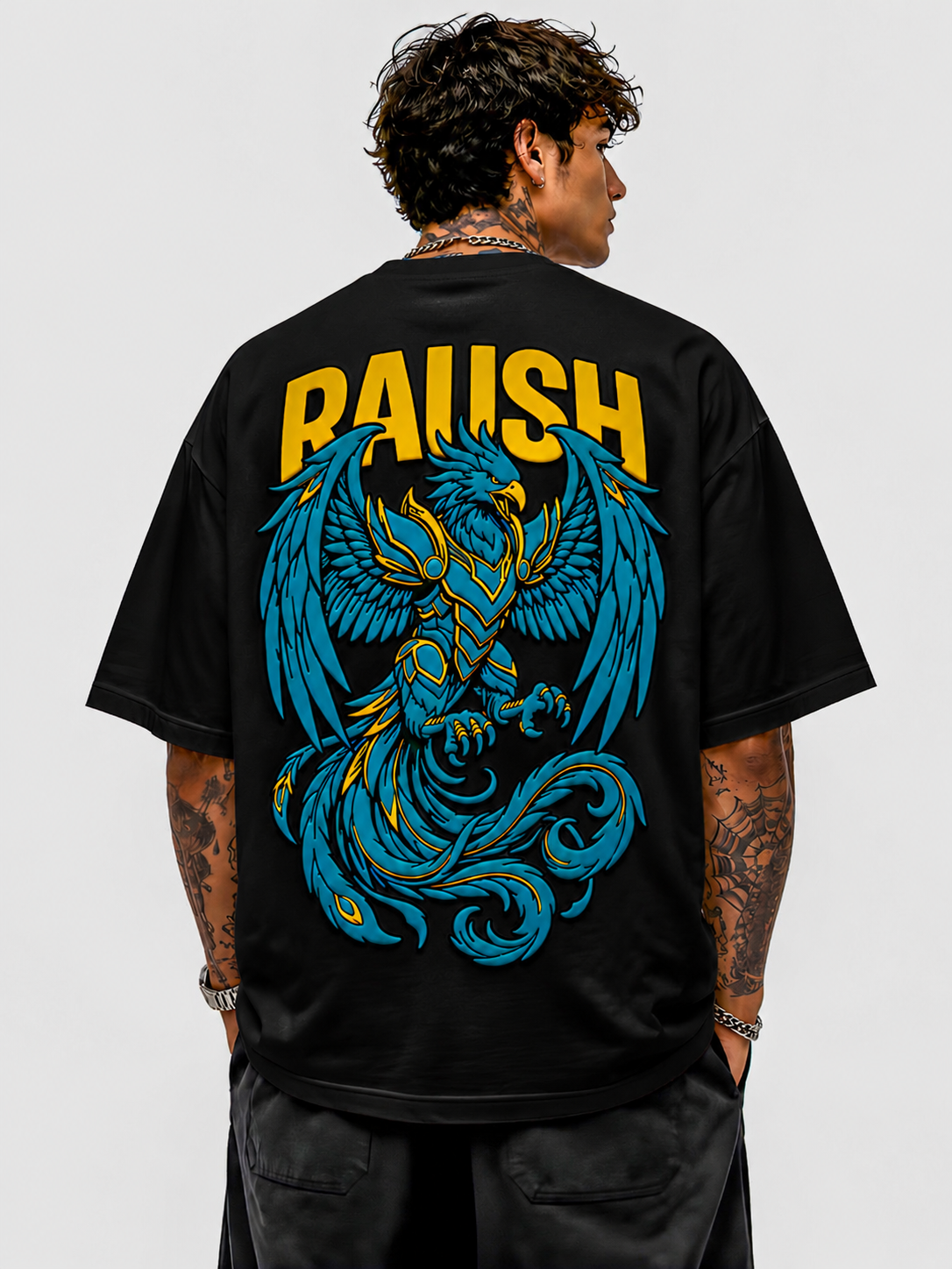 Phoenix puff print Oversized Unisex T-Shirt