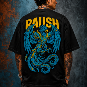 Phoenix puff print Oversized Unisex T-Shirt